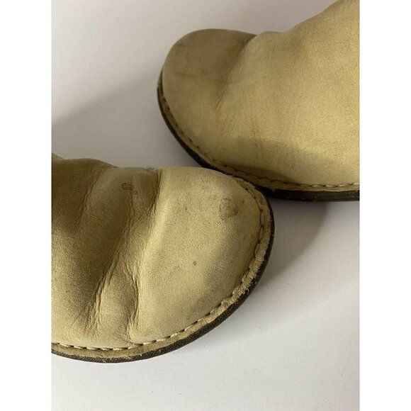 UGG Braided Size 5 Knee-High Riding Boots Suede Sheepskin Shearling Tan EUC - Picture 6 of 9